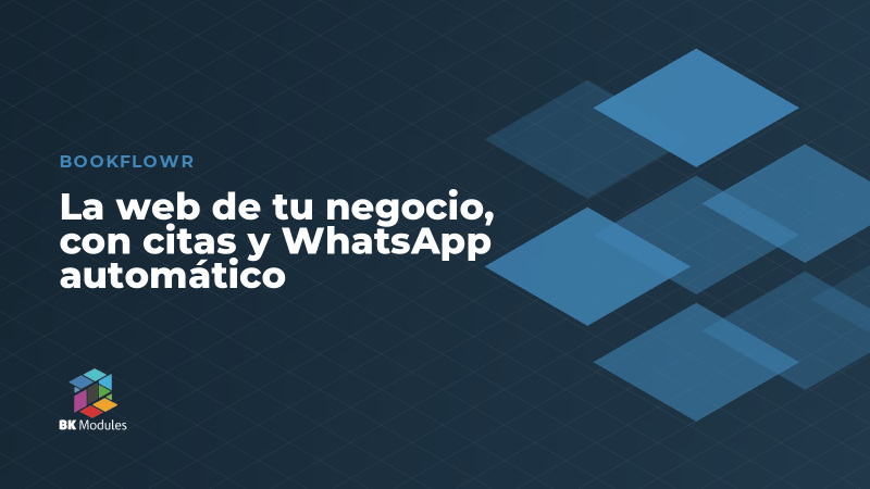 La web de tu negocio, con citas y WhatsApp automático